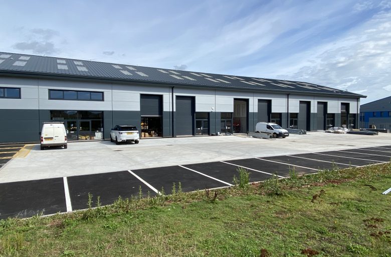 Completion due in September for Phase 1 of a Development of 18 Brand New Industrial Units at Dawlish