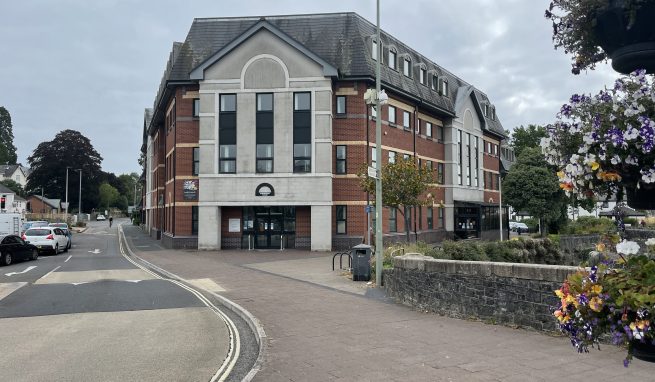 Town centre Offices on the third floor of this prominent Newton Abbot building each with Car Parking