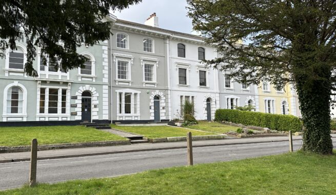 Stunning Grade ll Listed Office Building with Parking for up to 6 Cars at Devon Square in Newton Abbot