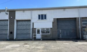 Industrial Unit with substantial Mezzanine Floor and Parking for up to 18 vehicles in Town centre location